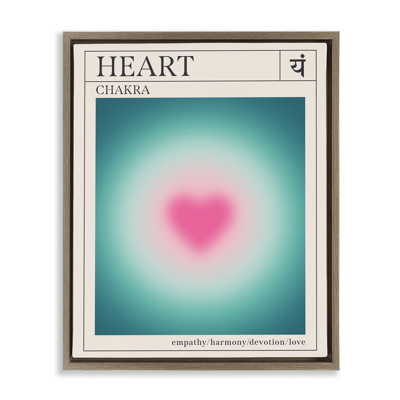 Stupell Industries Heart Chakra Meditation Floating Frame By Wild Apple Portfolio